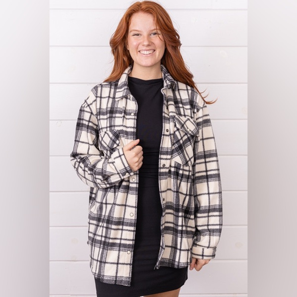 Z Supply Hiker Two-Tone Fleece Jacket